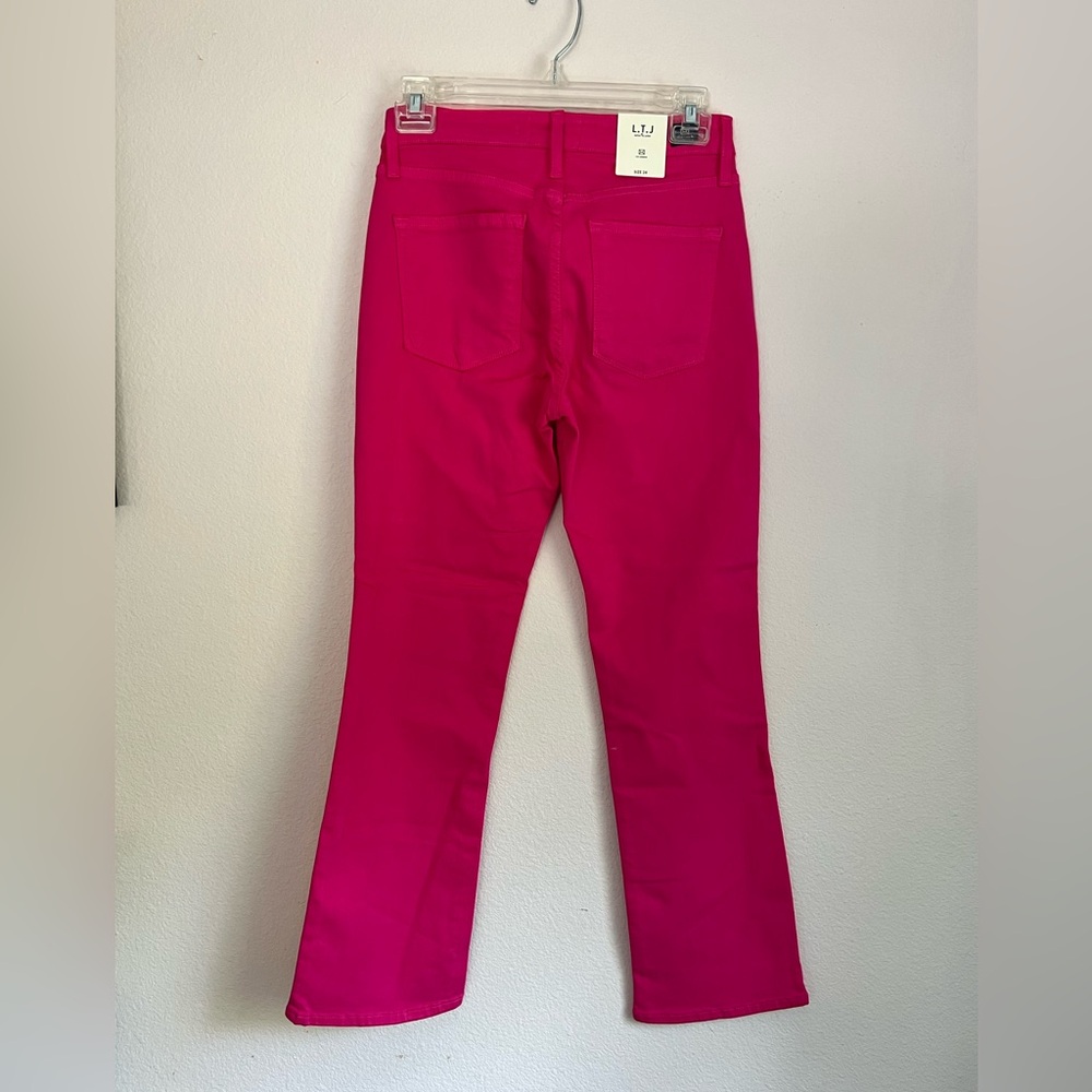 L.T.J. Women’s Barbie Pink Bambino (petite) Straight Leg Jeans - Picture 4 of 14